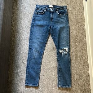 AGOLDE Toni mid rise skinny jeans size 26